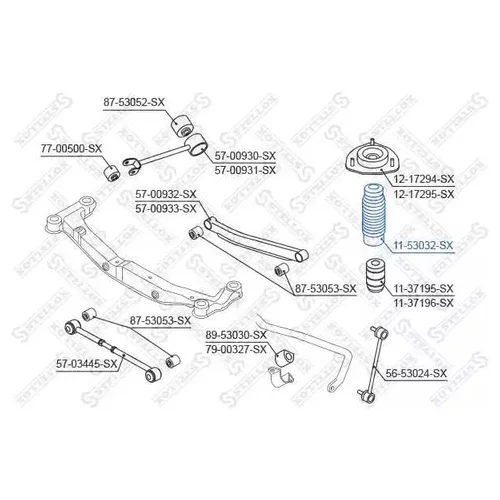    HY TUCSON 04>, KIA SPORTAGE II 04> 1153032SX