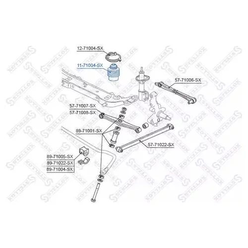 - . MAZDA 323 BG 89-94/MX-3 EC 91 > 11-71004-SX