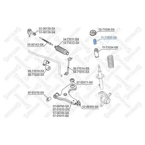    MAZDA 121 ZQ 96> 1171033SX