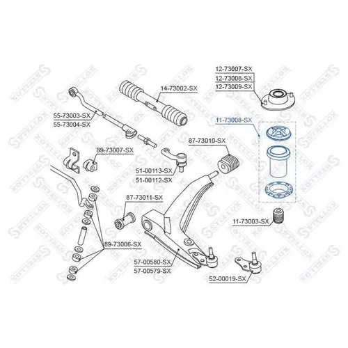    DAEWOO LANOS 97> 1173008SX