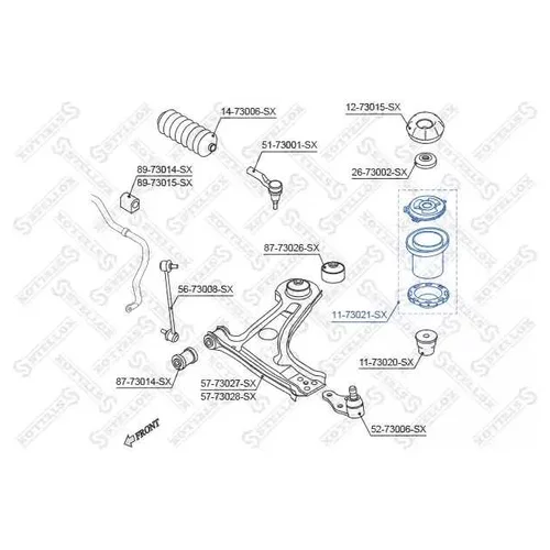    DAEWOO LACETTI 04> 1173021SX