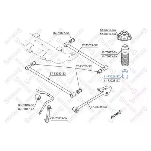    DAEWOO LACETTI SEDAN/HATCHBACK 04> 1173024SX