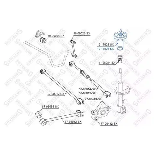     TOYOTA CAMRY 2.4 16V / 3.5 24 06> 12-17026-SX