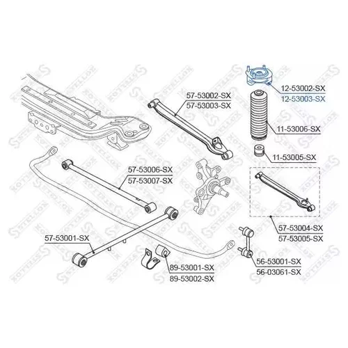     KIA CLARUS 98-00 1253003SX