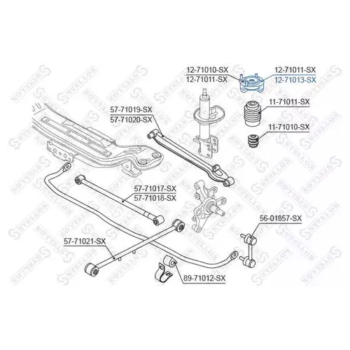     MAZDA 626 1.8-2.5/2.0D 92-97 1271013SX