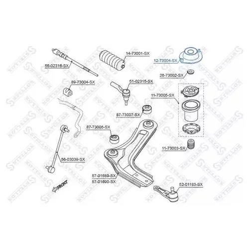    DAEWOO NUBIRA 97> 1273004SX