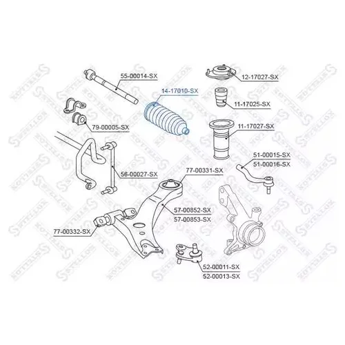    TOYOTA CAMRY 2.0 16V / 2.4 16V / 3.5 24V 06> 1417010SX