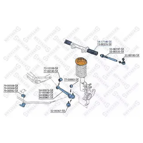    CITROEN ZX, PEUGEOT 306 ALL <97 14-17148-SX