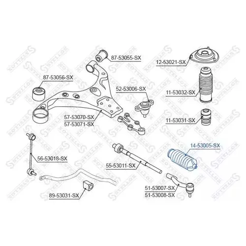    KIA SPORTAGE 04> 14-53005-SX