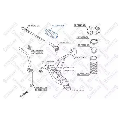    DAEWOO NUBIRA/LEGANZA 97> 1473001SX