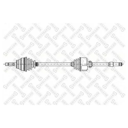   880MM PEUGEOT 405 1.6-1.9/D BE1/3 87-92 158 1003-SX