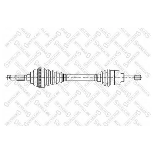   887MM ABS PEUGEOT 206 1.1I/1.4I/1.6I MA 98] 158 1052-SX