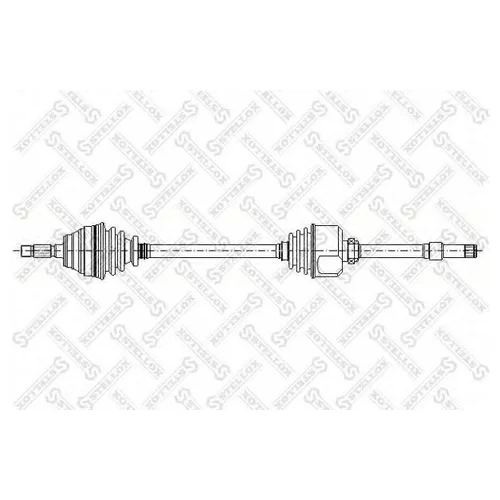   625MM ABS RENAULT CLIO 1.2-1.6 98] 1581758-SX