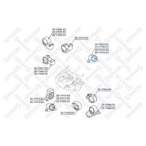    MITSUBISHI CARISMA DA 1995-2003 25-17469-SX