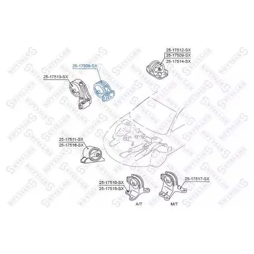    MITSUBISHI GALANT EA 1996-2003 25-17508-SX