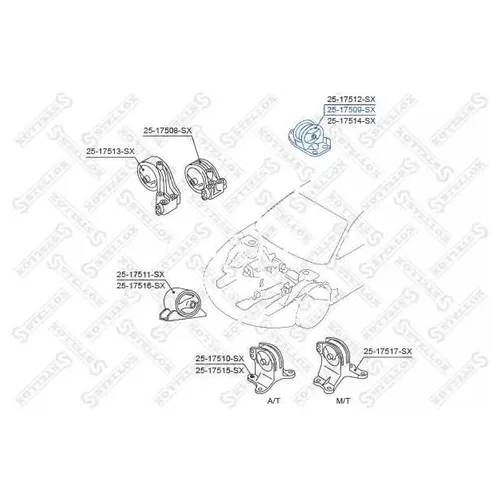    MITSUBISHI GALANT EA 1996-2003 2517509SX