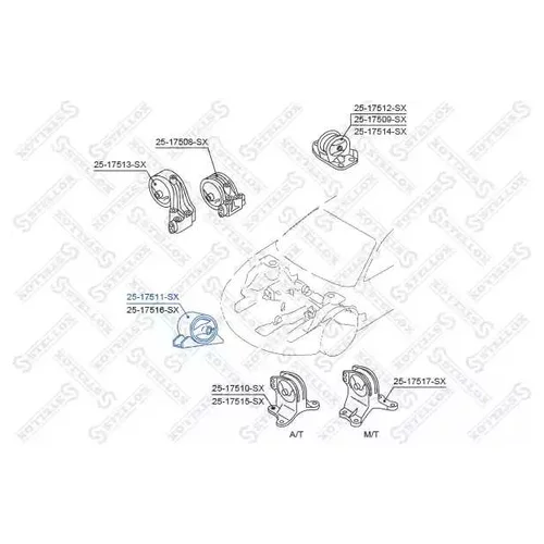    MITSUBISHI GALANT EA 1996-2003 2517511SX