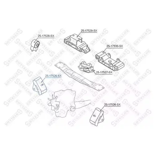    MITSUBISHI L200 05> 25-17526-SX