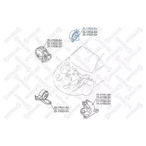    MITSUBISHI CHARIOT / SPACE WAGON GRANDIS N84W / N94W 1 25-17630-SX