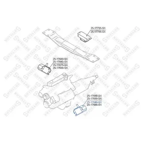    NISSAN TERRANO II R20 1993-2006 25-17644-SX