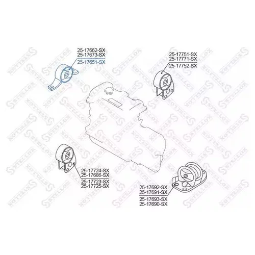    NISSAN MURANO Z50 2002-2007 25-17651-SX