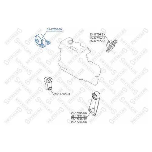    NISSAN CUBE Z10 1998-2002 / MICRA K11 25-17652-SX