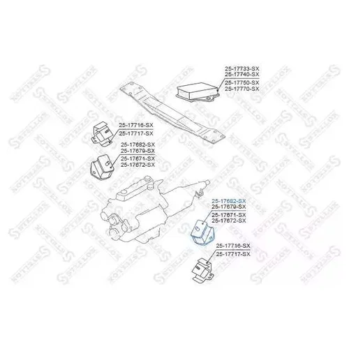    NISSAN TERRANO I WD21 PATHFINDER WD21 1986-1995 25-17682-SX