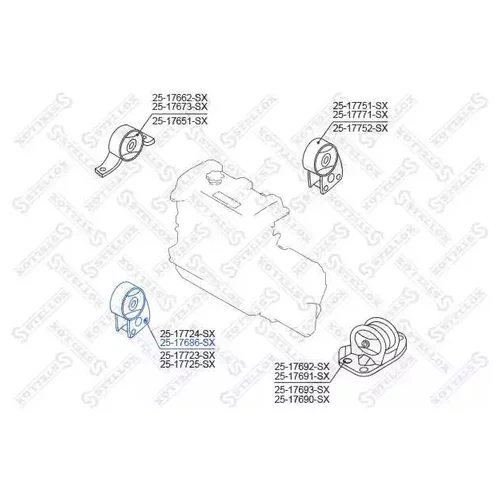    NISSAN MURANO Z50 2002-2007 25-17686-SX