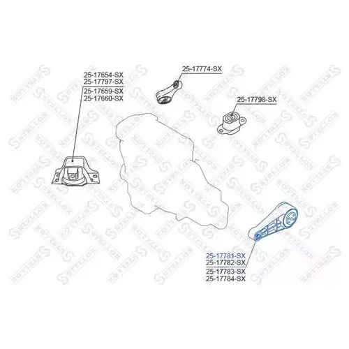    NISSAN ALMERA N16 (UKP) 2000-2006 25-17781-SX