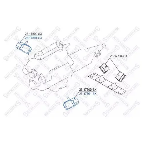    NISSAN PATROL SAFARI Y61 1997-2002 25-17801-SX