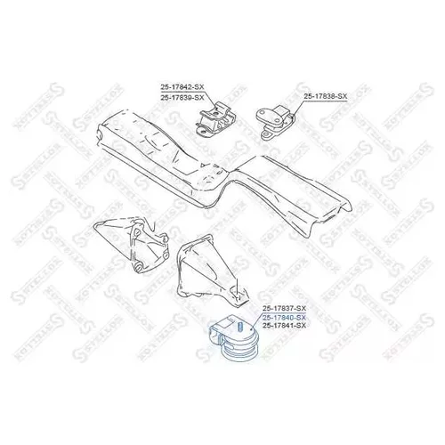    SUZUKI GRAND VITARA / ESCUDO SQ416 / SQ420 / SQ625 1998-2006 25-17840-SX