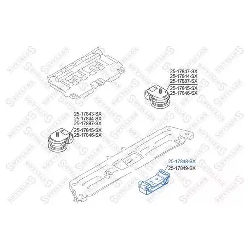    SUZUKI GRAND VITARA / ESCUDO JB416 / JB420 / JB627 <2006 25-17848-SX