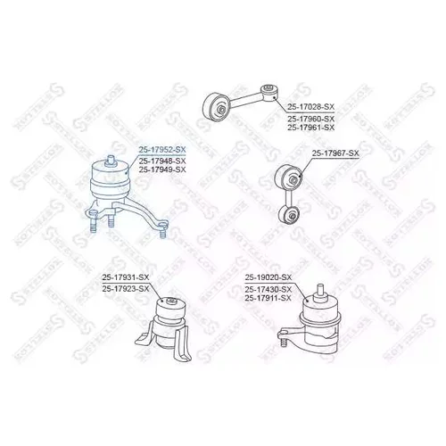    TOYOTA CAMRY ACV3 / MCV3 2001-2006 25-17952-SX