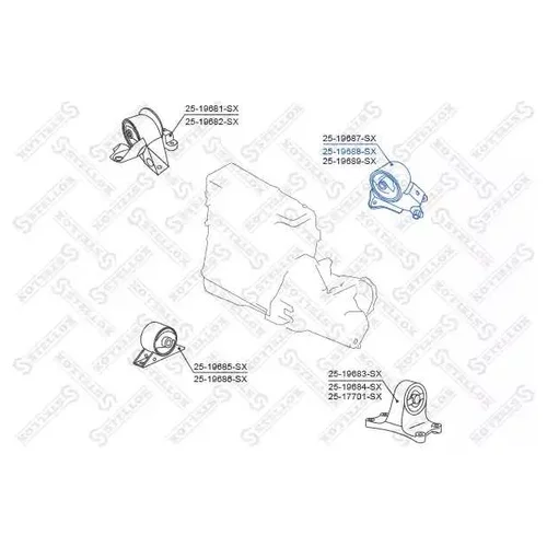    NISSAN PRIMERA 01-07 / X-TRAIL 00-06 25-19688-SX