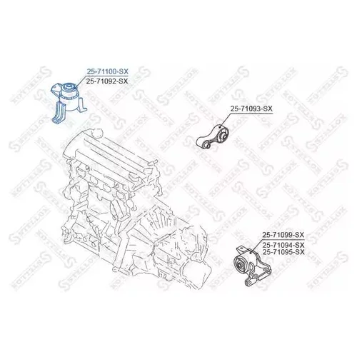     MAZDA 6 GG / GY 02> 25-71100-SX