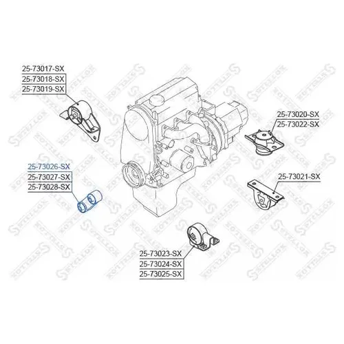     VIN: <577030 DAEWOO MATIZ 0.8 SOHC <98 2573026SX