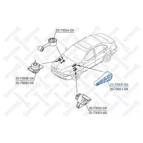     DAEWOO LACETTI 1.4 / 1.6 DOHC MPI 04> 2573050SX