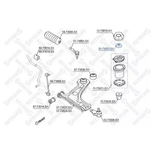   . DAEWOO NUBIRA 97>/LACETTI 04> 2673002SX