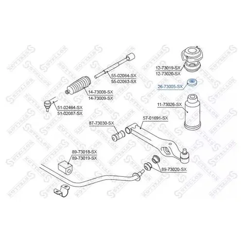   . DAEWOO MATIZ 98> 2673005SX