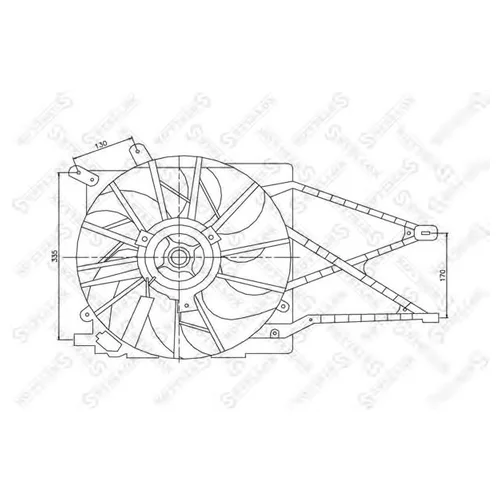   Opel Astra/Zafira 1.6-2.2 98-05 2999321SX STELLOX