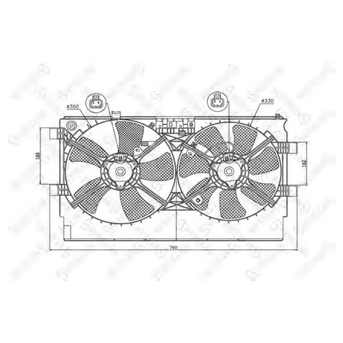   Mitsubishi Outlander All 03-06 29-99380-SX STELLOX