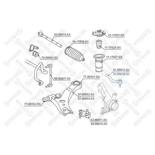     TOYOTA CAMRY ACV3 / ACV4 / MCV30 03] 5100016SX