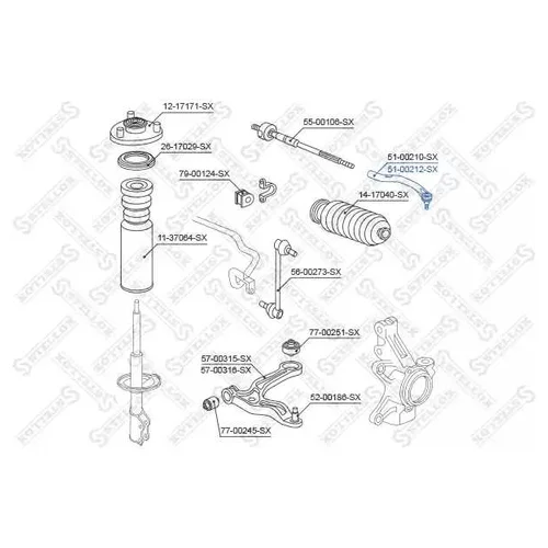    HONDA PILOT 3.5 V6 03> 5100212SX