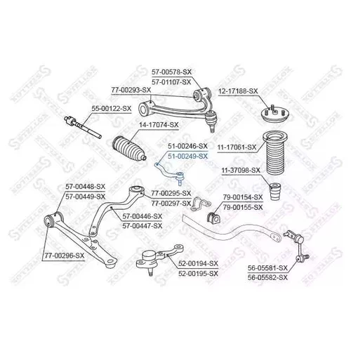    TOYOTA CELSIOR UCF10 89-94/LEXUS ES300/430 5100249SX