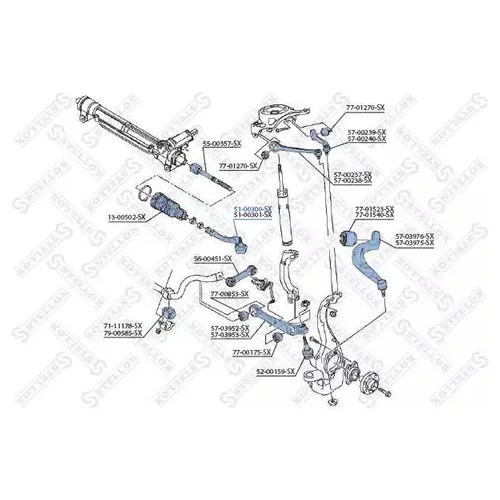    AUDI A4 / A5 1.8TFSI-3.2FSI QUATTRO 07] 5100300SX