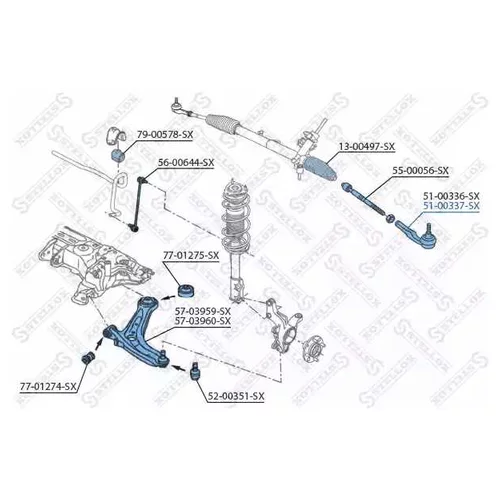    FORD FIESTA VI 08> 5100337SX