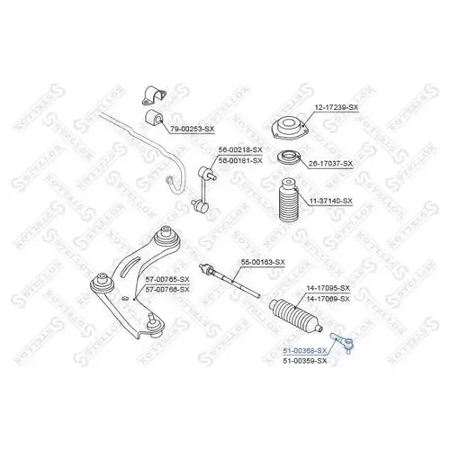    NISSAN TEANA 08> 51-00368-SX