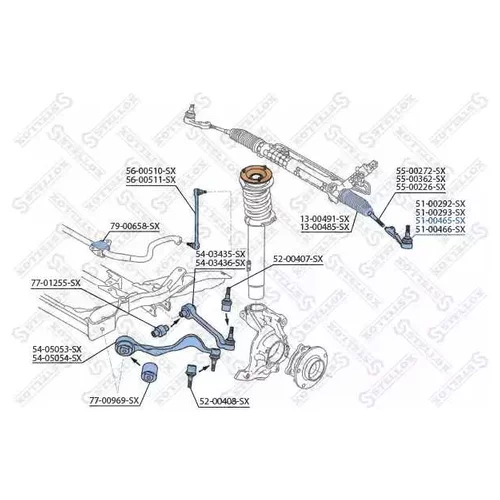    BMW E84 / E90 / E91 / E92 05] 5100465SX STELLOX