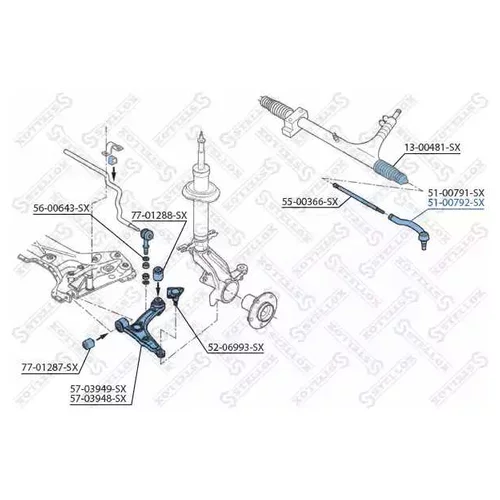    PEUGEOT BOXER 2.2HDI 06> 5100792SX