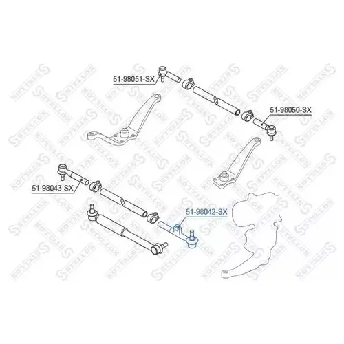    TOYOTA LAND CRUISER RJ7 84-98 D 51-98042-SX